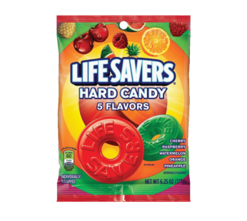 LIFE SAVERS – Hard Candy 5 Flavors Bag – 6.25 oz 177g
