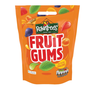 ROWNTREES – Fruit Gums Sweets Sharing Bag – 120g