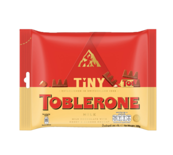 TOBLERONE – Tiny Milk Chocolate Pieces Bag 20’s – 200g